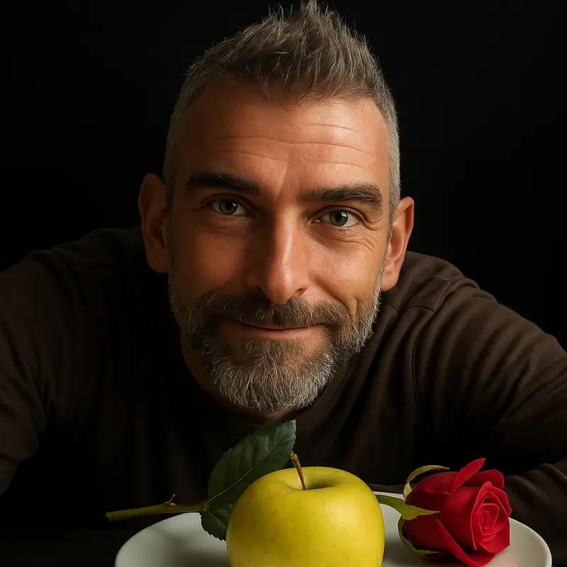 Ritratto di Luca Antonio D'Amico, autore di «Cantico delle Creature — Specchio e Spirito della Natura» per Poliedricamente Edizioni ETS